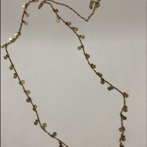 Gold fashion necklace